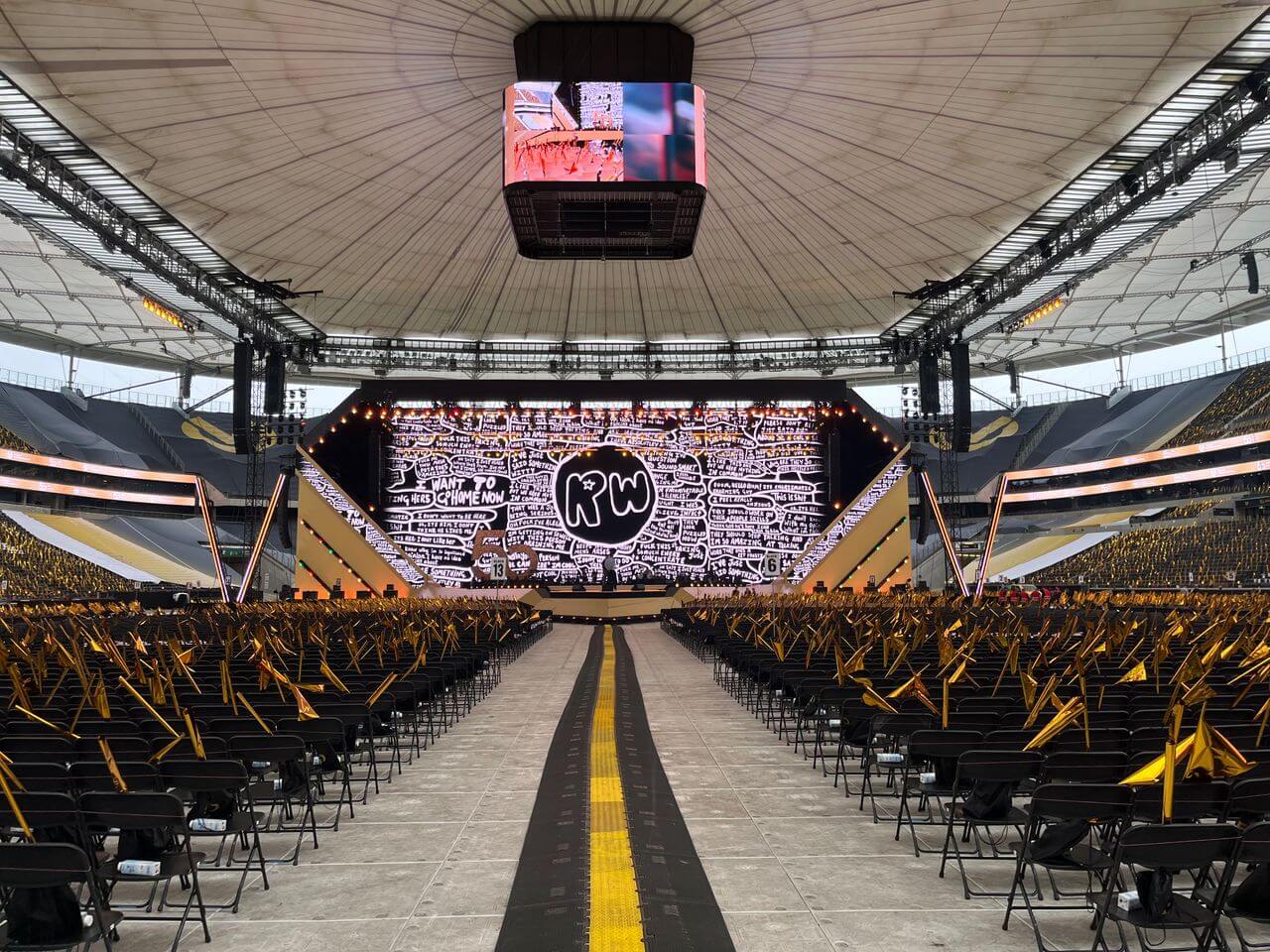 Kabelverlegung Indoor Event